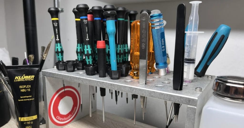 Cinema Lens Technician Tools