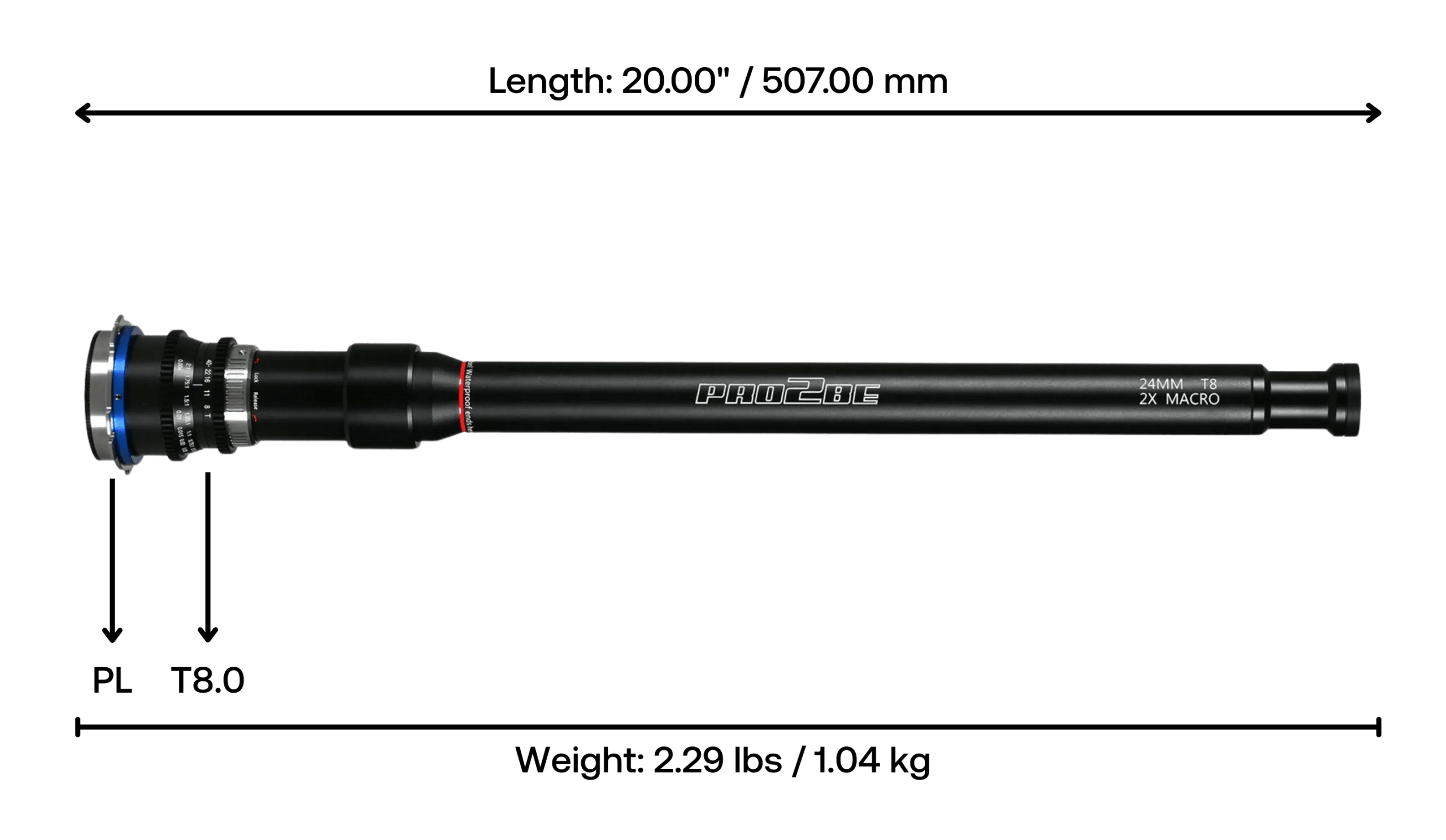 Laowa Pro2Be 0° Direct View 24mm T8.0