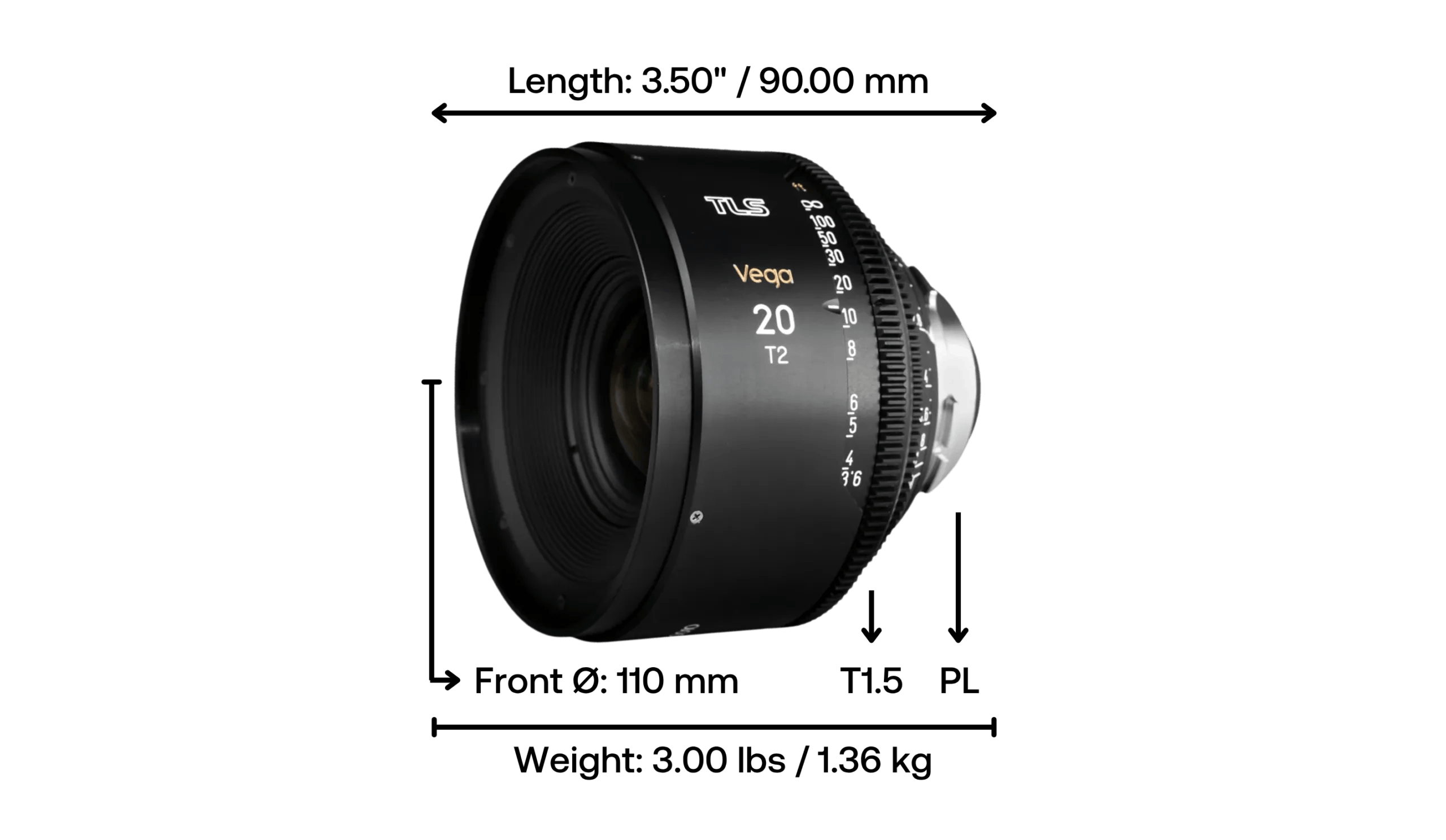 TLS Vega 20mm T2.0