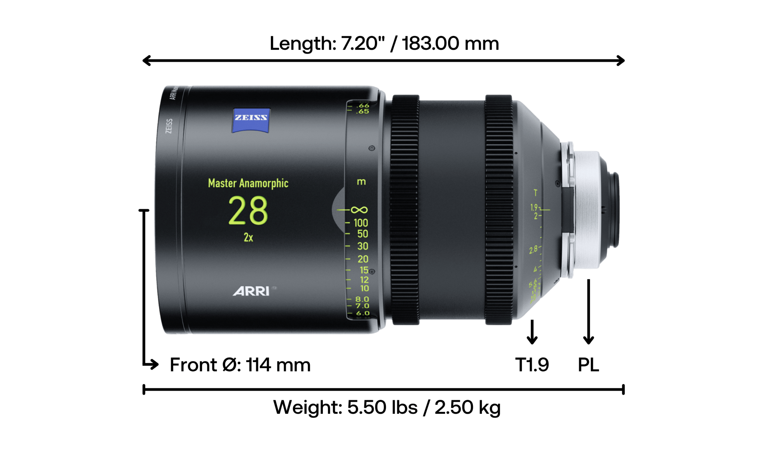 ARRI Zeiss Master Anamorphic 28mm T1.9