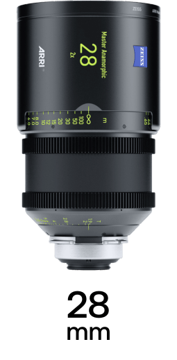 ARRI Zeiss Master Anamorphics strip