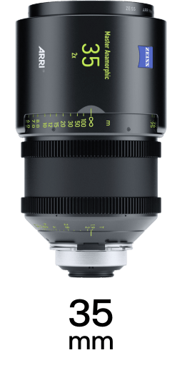 ARRI Zeiss Master Anamorphics strip