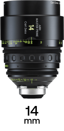ARRI Zeiss Master Primes strip