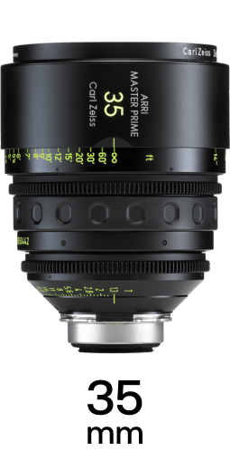 ARRI Zeiss Master Primes strip
