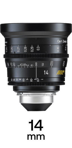 ARRI Zeiss Ultra Primes strip