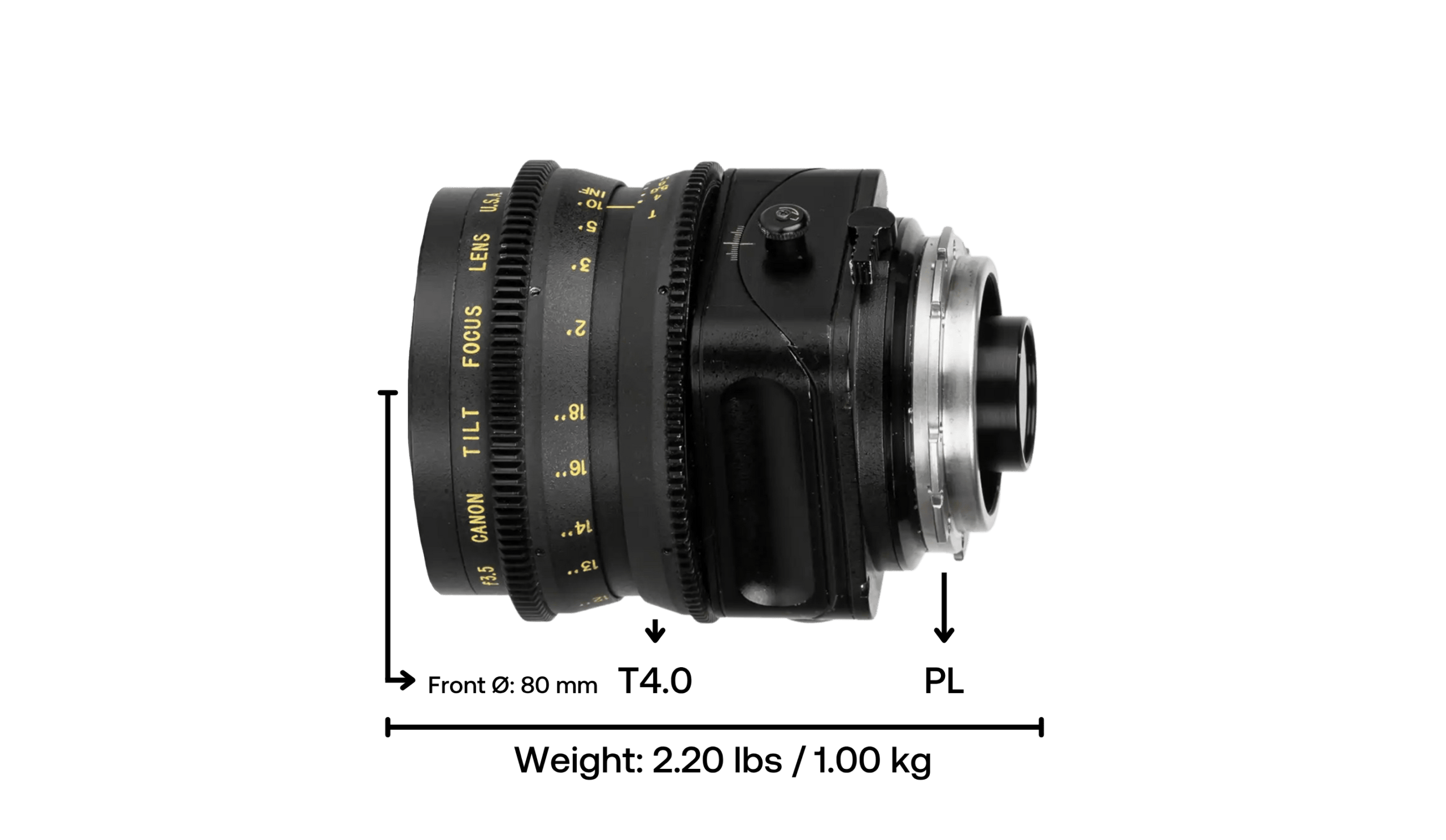 Century S2000 Canon Tilt Shift 24mm T4.0