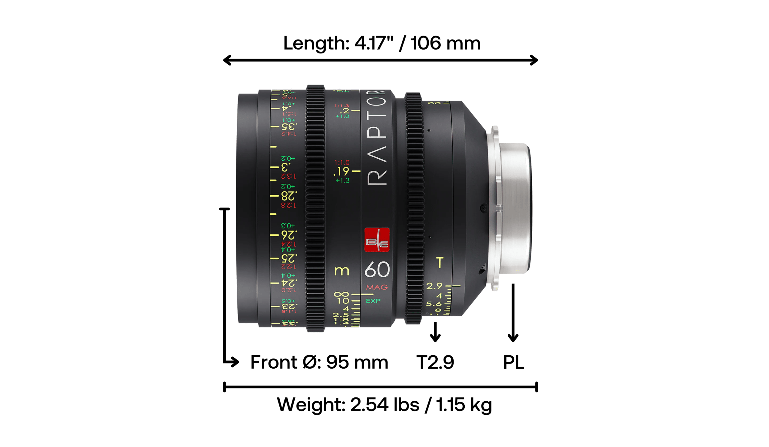 IB/E Raptor APO 60mm T2.9