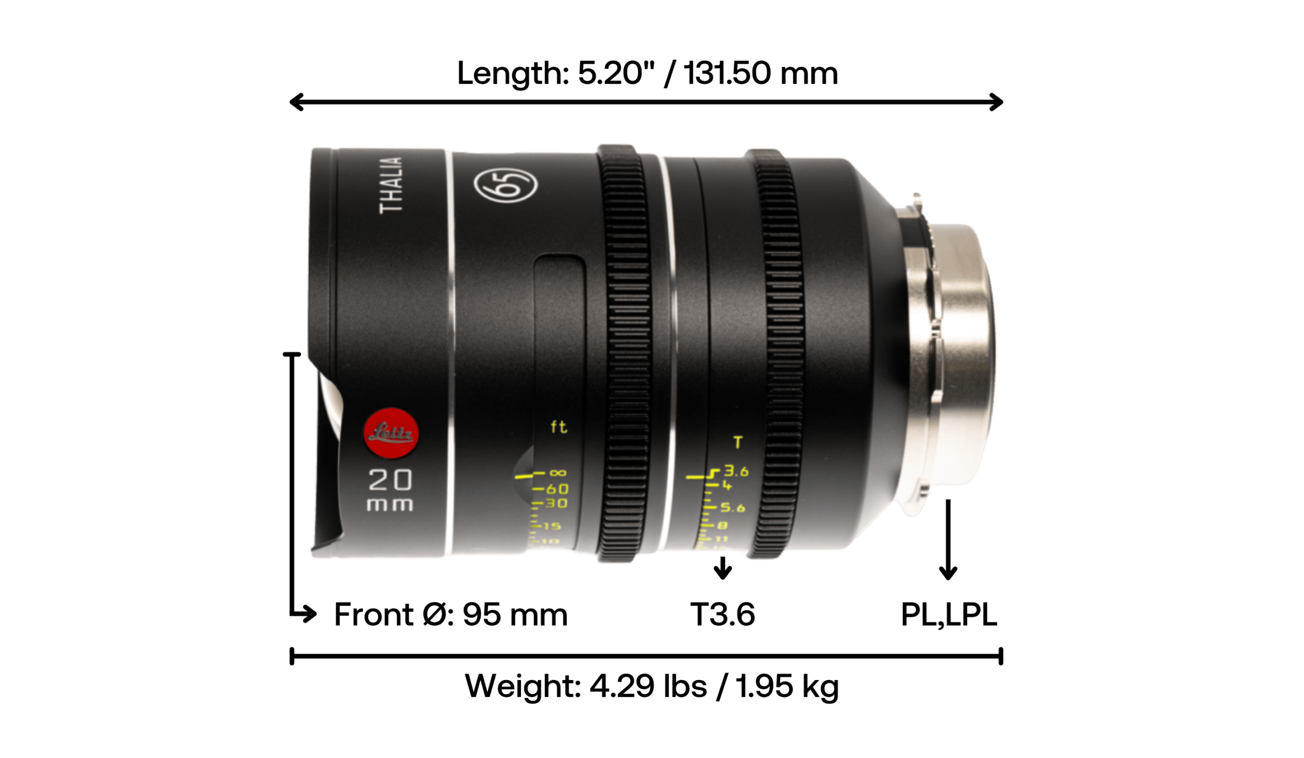 Leitz Thalia 20mm T3.6 Full Frame Prime Cinema Lens