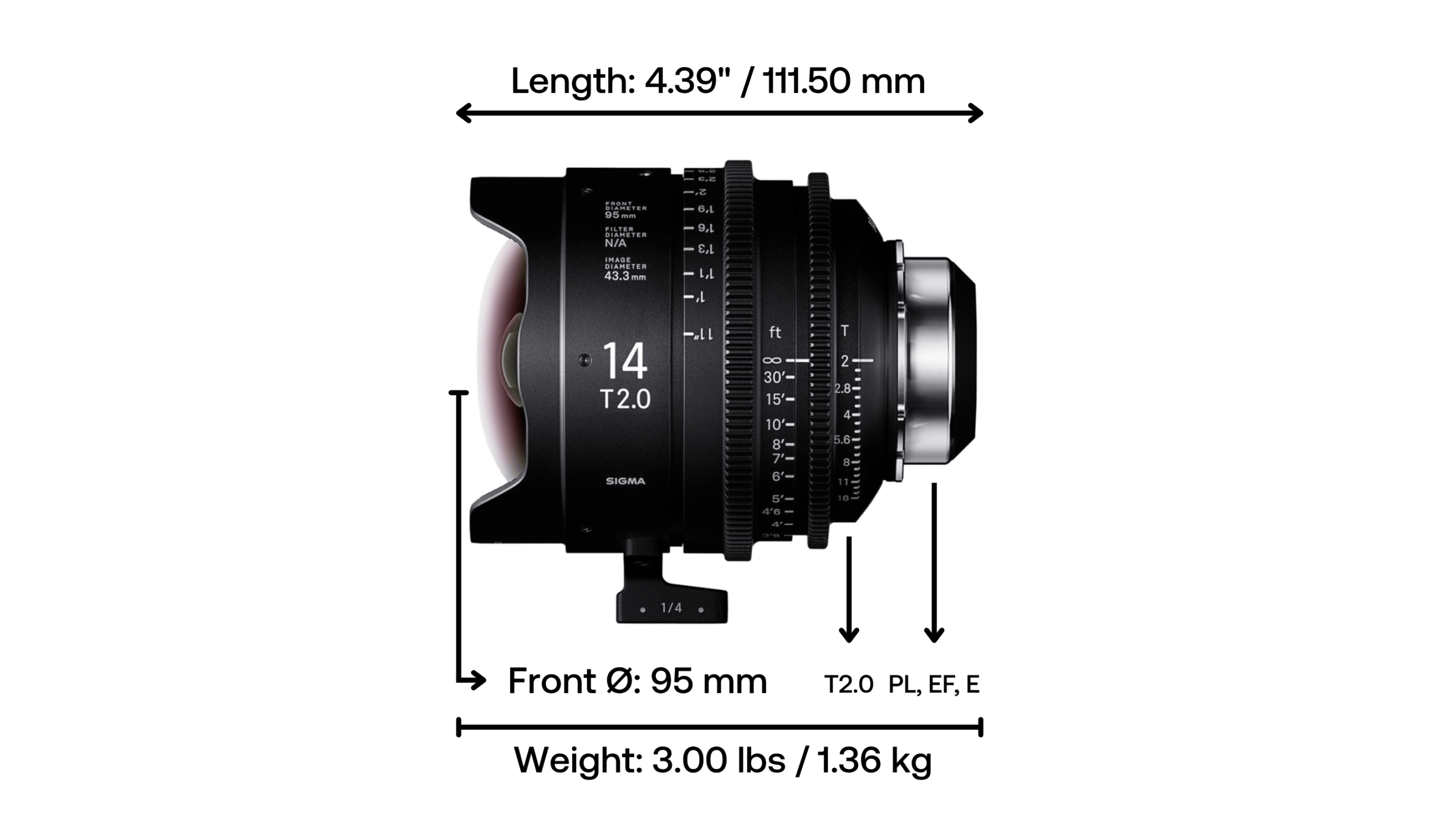 Sigma 14mm T2.0