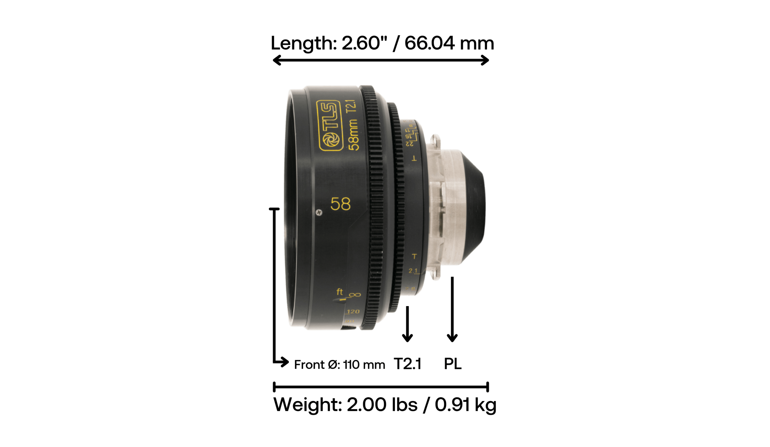 Petzval (TLS) 58mm T2.1 Full Frame Prime Cinema Lens