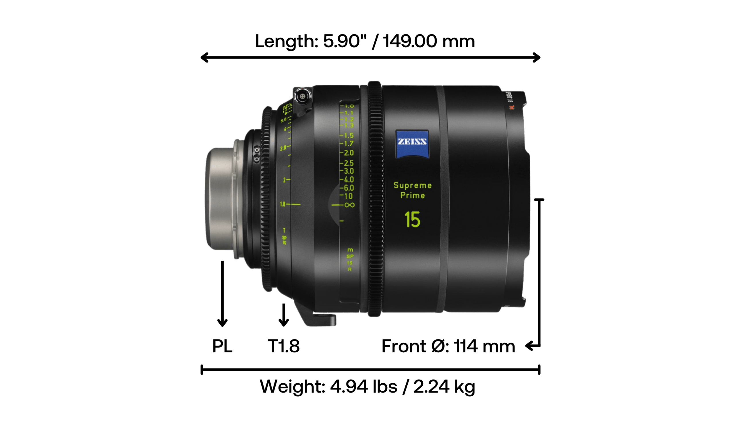 Zeiss Supreme Prime 15mm T1.8