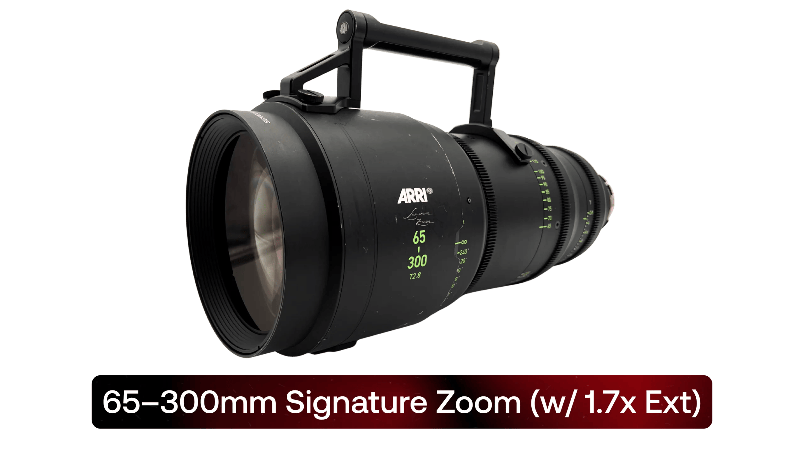 Used ARRI 65–300mm Signature Zoom (w/ 1.7x Ext) strip 1