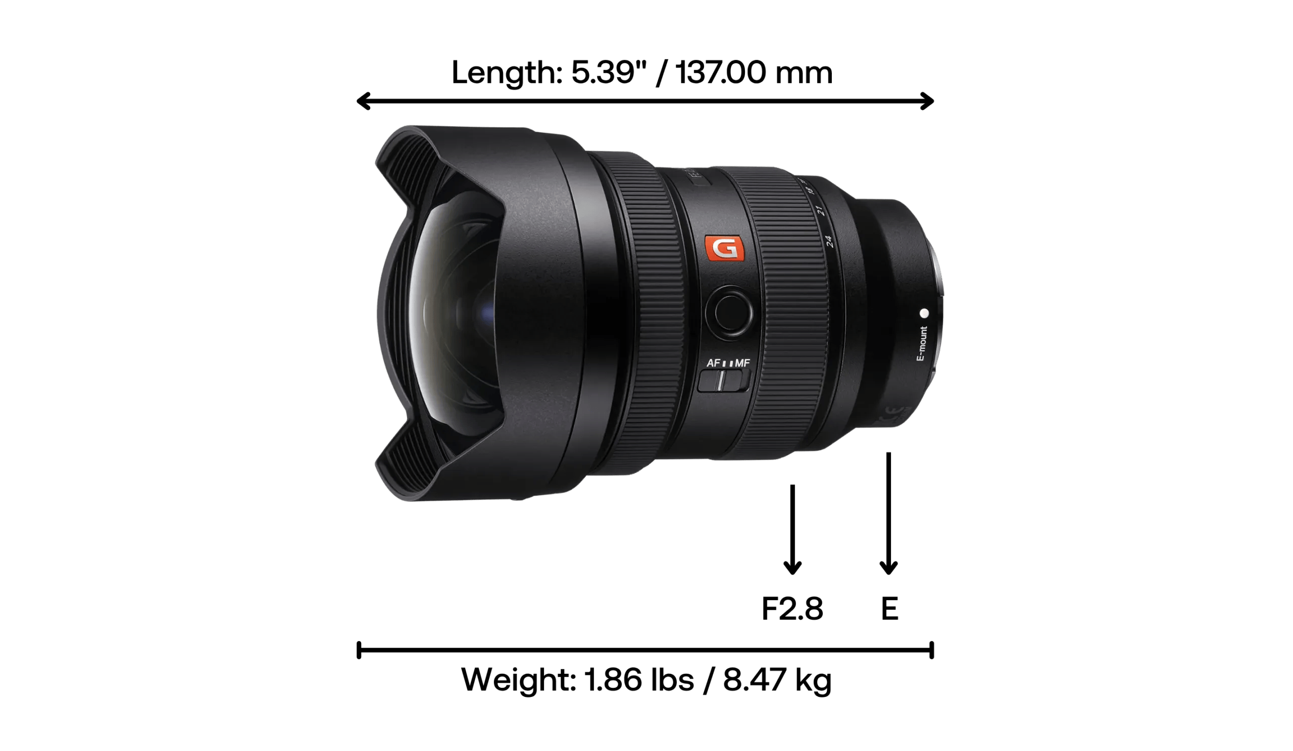 Sony FE 12–24mm F2.8 G Master