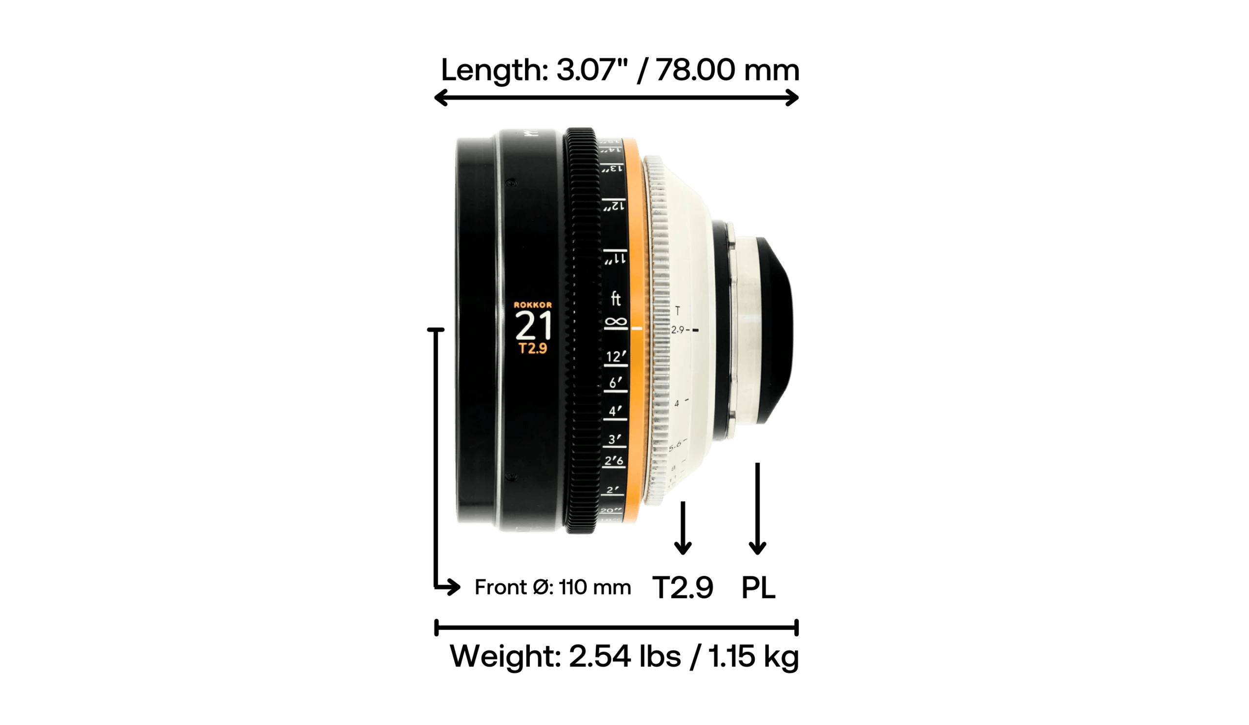 Minolta Rokkor 21mm T2.9