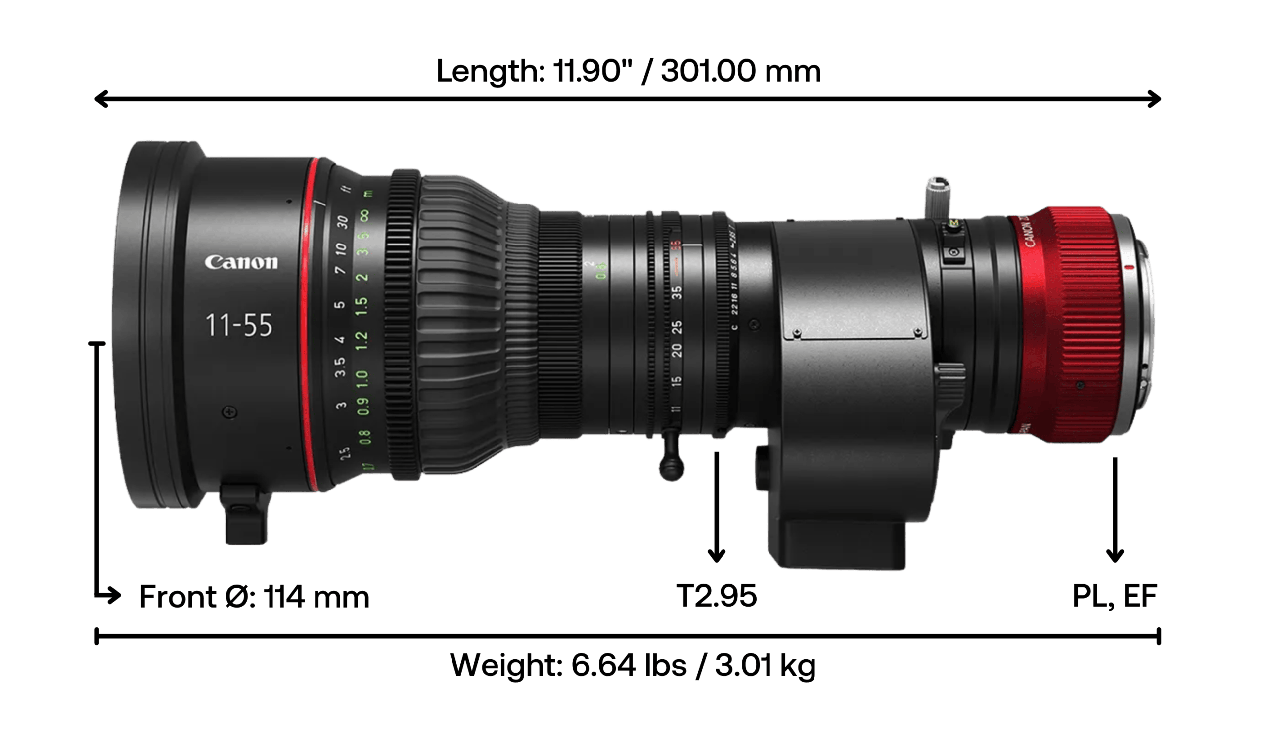 Canon Cine-Servo 11–55mm T2.95