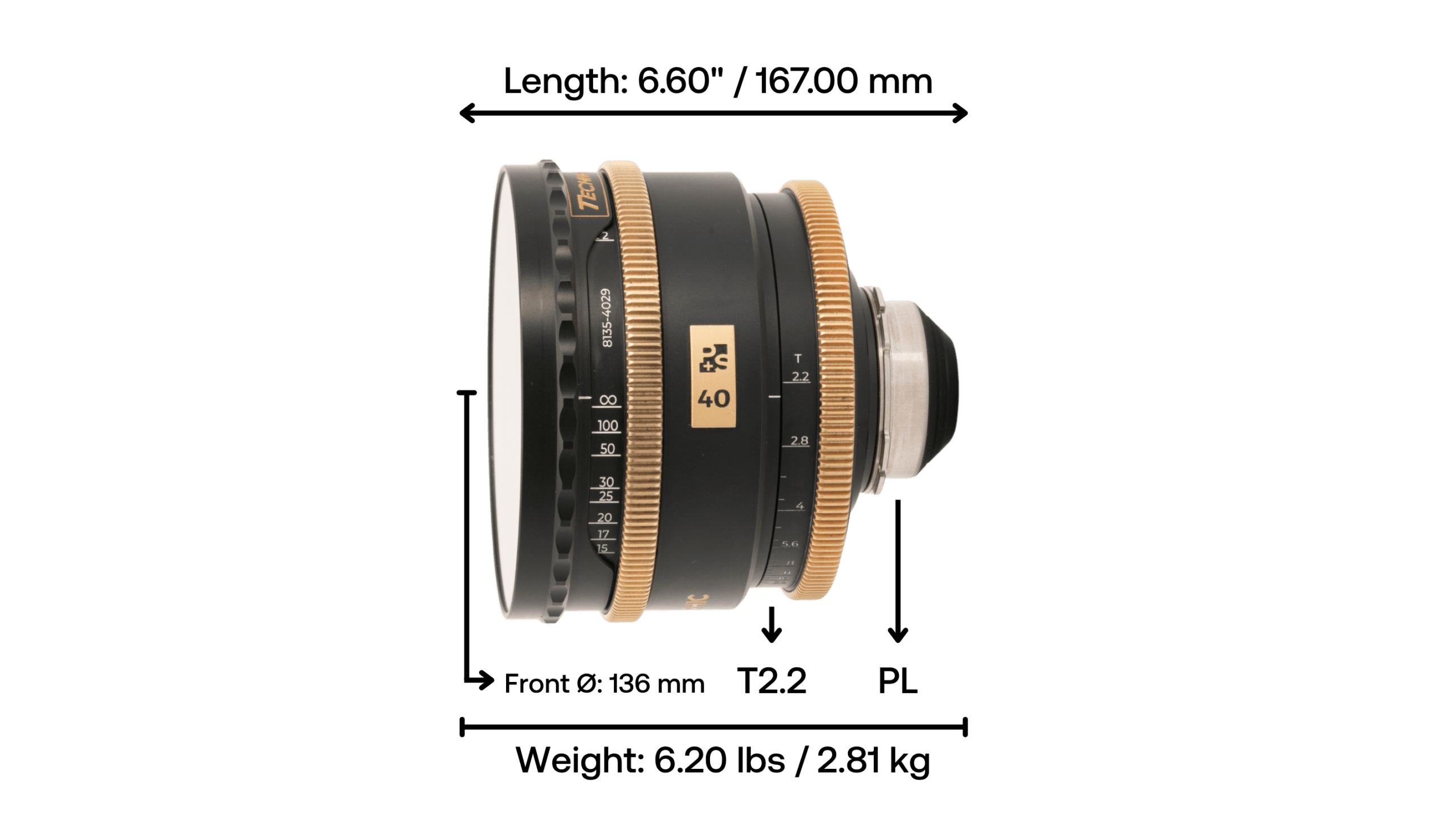 P+S Technik Technovision 40mm T2.2