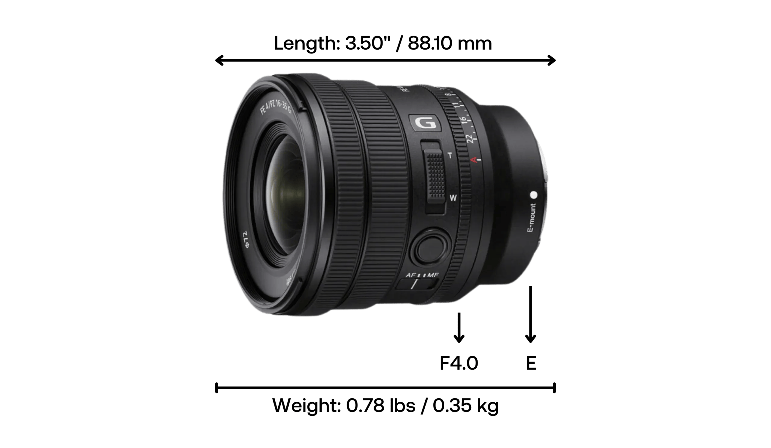Sony FE PZ 16–35mm F4 G