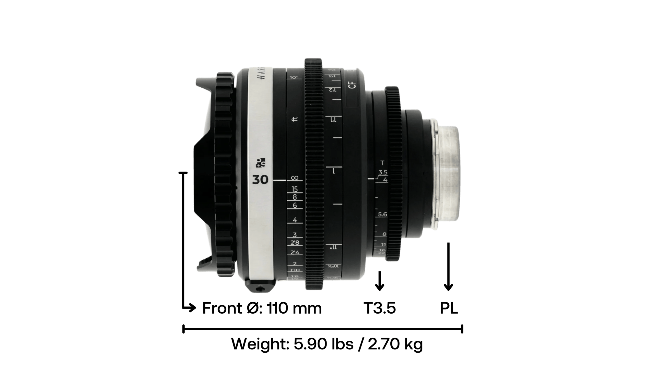 Hasselblad Primes P+S Technik 30mm